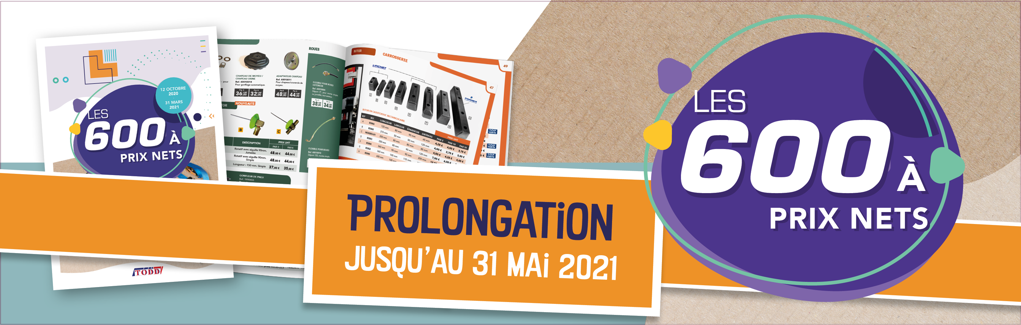 Les 600 à prix net 19/10