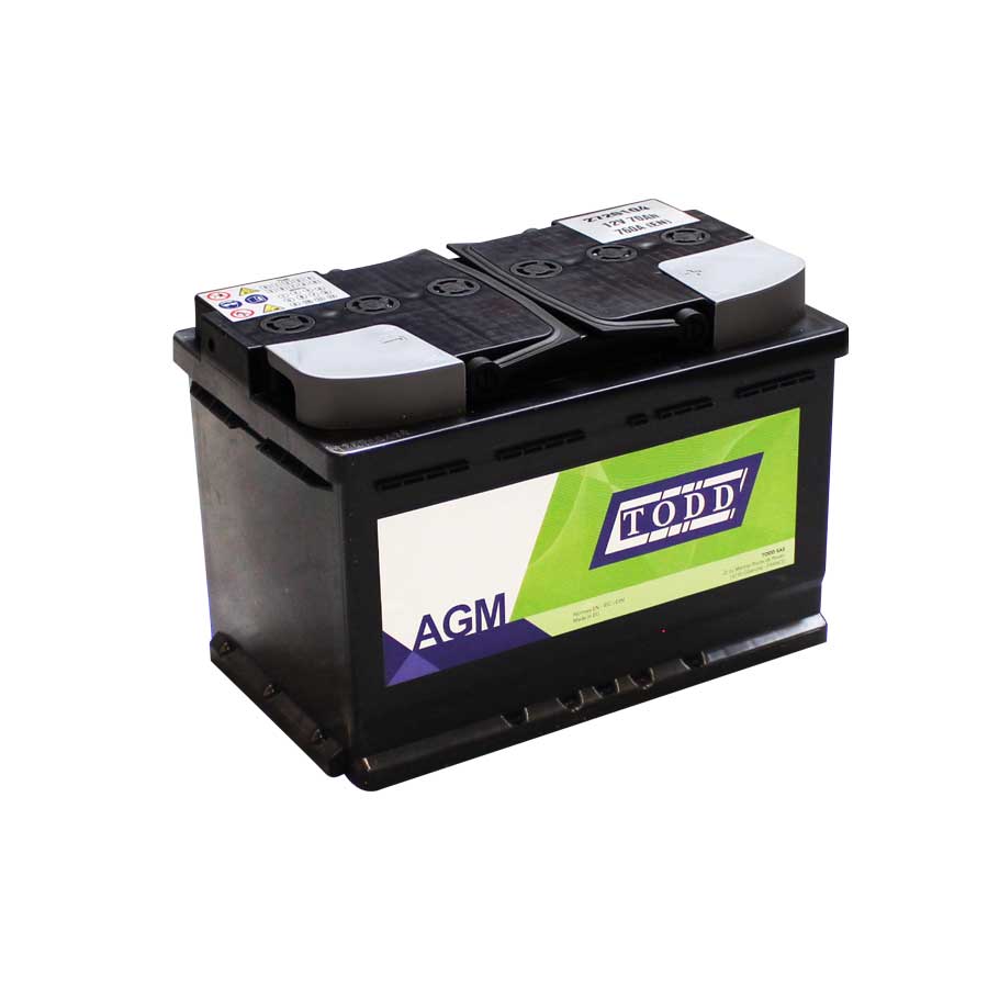 Batterie de voiture Premium AGM d'ENERGIZER (Capacité: 70 Ah, 12 V)