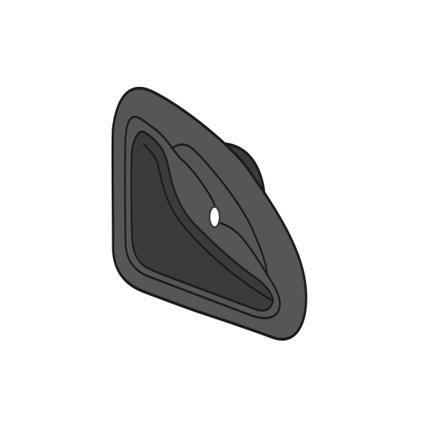 Poignée Porte Intérieure Droite Pour Iveco Daily MK3 (1999-2006) - Pièce De Rechange