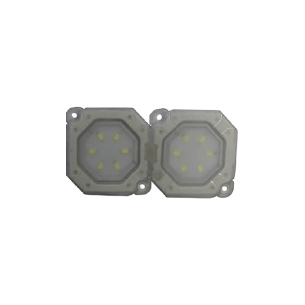 Plafonnier LED RUBY 12/24v 600 lm 2 modules, IP69K