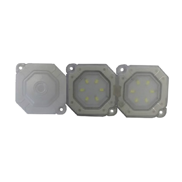 Plafonnier LED RUBY 12/24v 600 lm 2 modules + détection de présence, IP69K