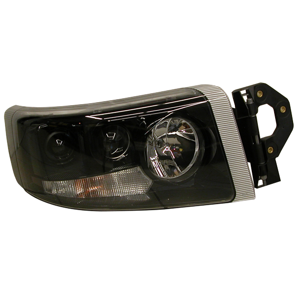 Projecteur principal droit, noir, lampes H7/H1, pour RENAULT Premium
