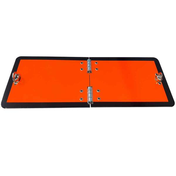 Panneau en aluminium pliable orange
