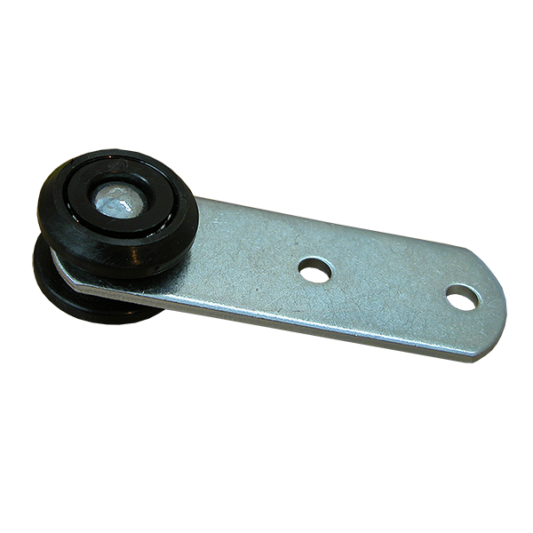 Kit roulette noire, diam 31 mm, pour remorque PL