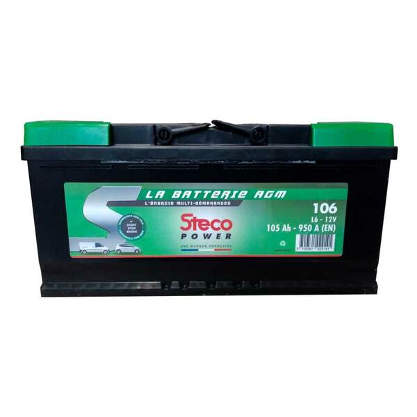 Batterie 12v-80ah Decharge Lente Double Bornes + A Droite Techni-power