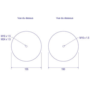 Coussinets B/âtons Randonn/ée Embout Remplacement B/âton Tampons B/âtons Randonn/ée Embouts B/âtons Marche Nordique Asphalte Marchant Pour Tous Les B/âtons Marche Courants Diam/ètre Int/érieur 11 Mm 20 Pi/&eg