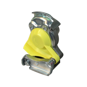 Tête d'accouplement jaune pour remorque M16x1.5 sans filtre