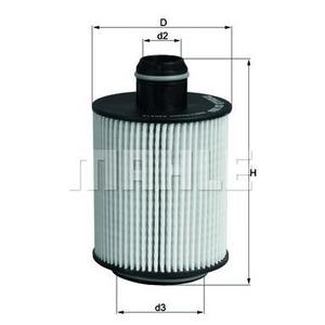 Elément filtrant pour filtre à huile pour PEUGEOT/CITROEN/OPEL/FIAT