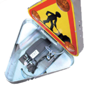 Kit rabat électrique pour triangle triflash 500mm, 24V