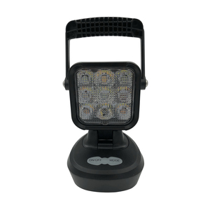 Baladeuse LED autonome sur batterie avec base magnétique, 4 modes d'éclairage, 1100 lumen