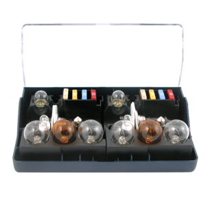 Coffret de secours 24V H7x2 (14 lampes + 8 fusibles) pour camions (PL)