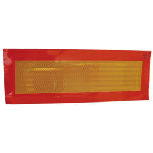 Jeu 2 plaques de balisage arrière adhésives ECE 70-01 remorque 565x200