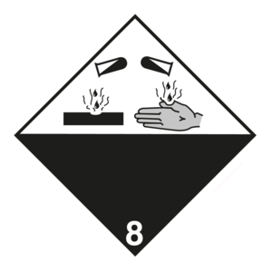 Alu MATIERE CORROSIVE 8
