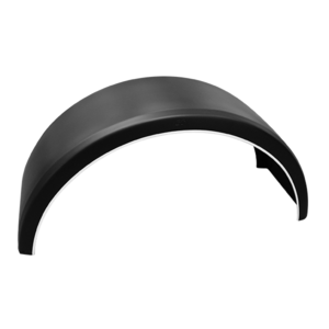 Aile plastique largeur 430 mm, rayon 650 mm pour remorques