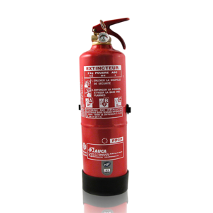 Extincteur 2 Kg avec manomètre, poudre ABC